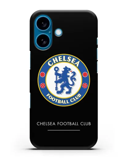 Чехол с логотипом Chelsea FC силиконовый для iPhone 16