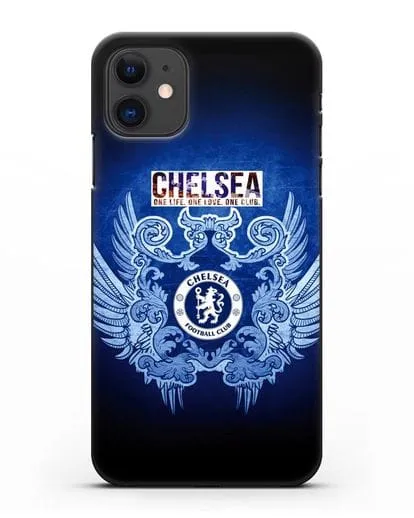 Чехол с рисунком Челси One Life. One Love. One club силиконовый для iPhone 11