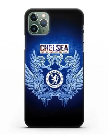 Чехол с рисунком Челси One Life. One Love. One club силиконовый для iPhone 11 Pro