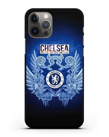 Чехол с рисунком Челси One Life. One Love. One club силиконовый для iPhone 12 Pro