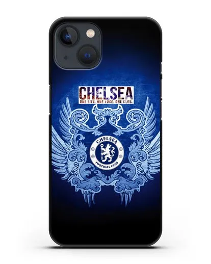 Чехол с рисунком Челси One Life. One Love. One club силиконовый для iPhone 13 Mini
