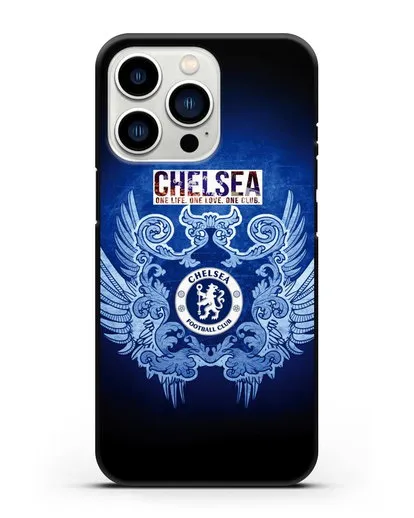 Чехол с рисунком Челси One Life. One Love. One club силиконовый для iPhone 13 Pro