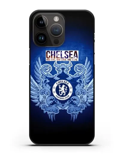 Чехол с рисунком Челси One Life. One Love. One club силиконовый для iPhone 14 Pro Max