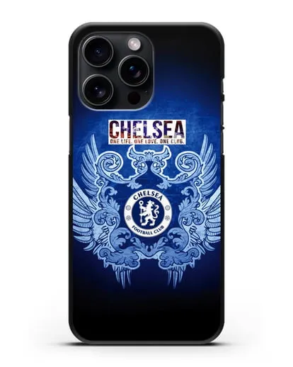 Чехол с рисунком Челси One Life. One Love. One club силиконовый для iPhone 15 Pro Max