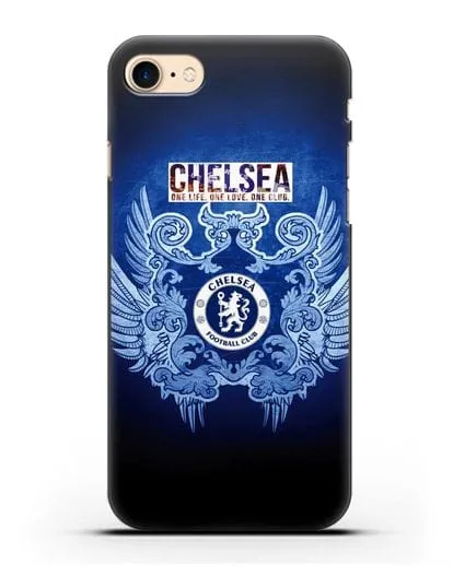 Чехол с рисунком Челси One Life. One Love. One club силиконовый для iPhone 8