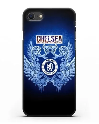 Чехол с рисунком Челси One Life. One Love. One club силиконовый для iPhone SE 2020