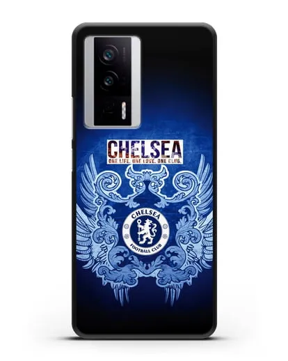 Чехол с рисунком Челси One Life. One Love. One club силиконовый для Xiaomi Poco F5 Pro