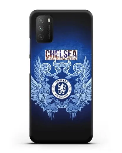 Чехол с рисунком Челси One Life. One Love. One club силиконовый для Xiaomi Poco M3