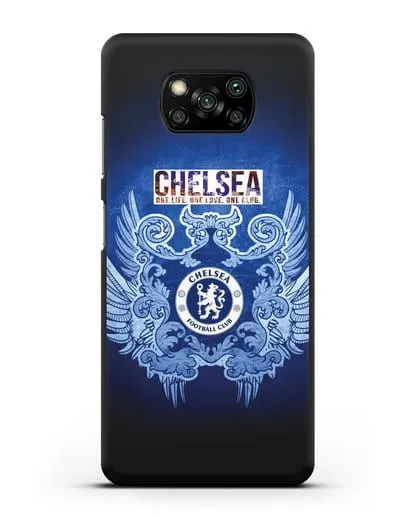 Чехол с рисунком Челси One Life. One Love. One club силиконовый для Xiaomi Poco X3