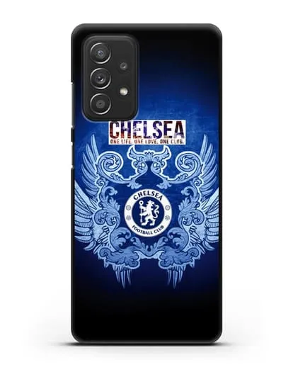 Чехол с рисунком Челси One Life. One Love. One club силиконовый для Samsung Galaxy A53