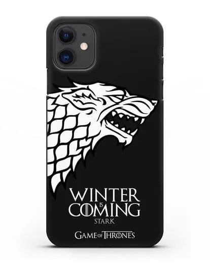 Чехол Дом Старков. Зима близко силиконовый для iPhone 11
