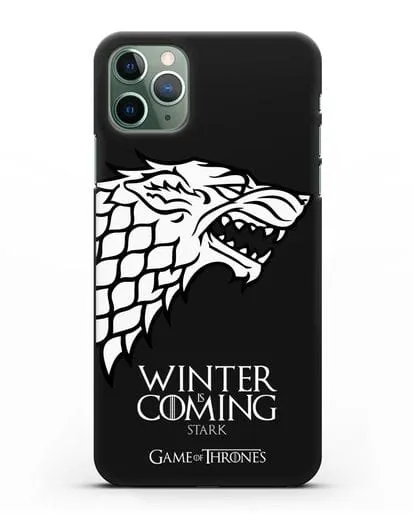 Чехол Дом Старков. Зима близко силиконовый для iPhone 11 Pro
