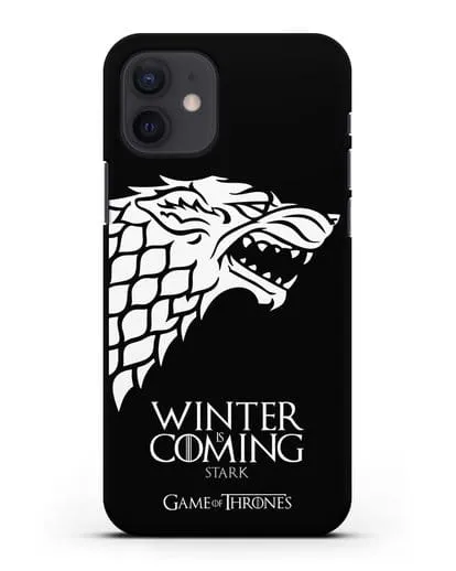 Чехол Дом Старков. Зима близко силиконовый для iPhone 12