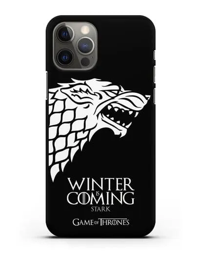 Чехол Дом Старков. Зима близко силиконовый для iPhone 12 Pro