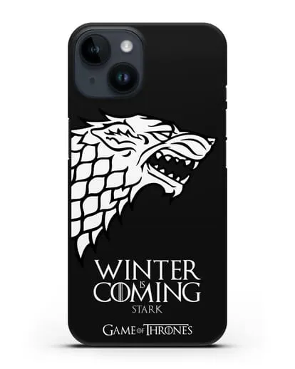 Чехол Дом Старков. Зима близко силиконовый для iPhone 14