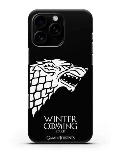 Чехол Дом Старков. Зима близко силиконовый для iPhone 16 Pro Max