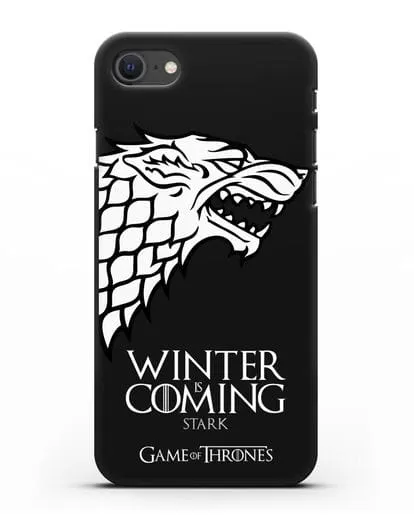 Чехол Дом Старков. Зима близко силиконовый для iPhone SE 2020