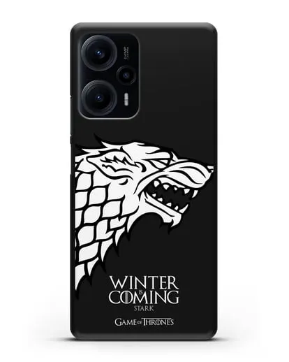 Чехол Дом Старков. Зима близко силиконовый для Xiaomi Poco F5