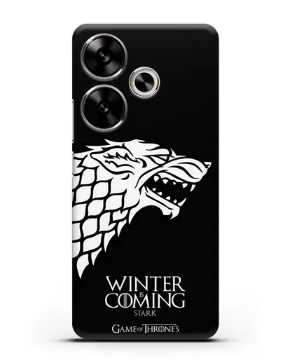 Чехол Дом Старков. Зима близко силиконовый для Xiaomi Poco F6