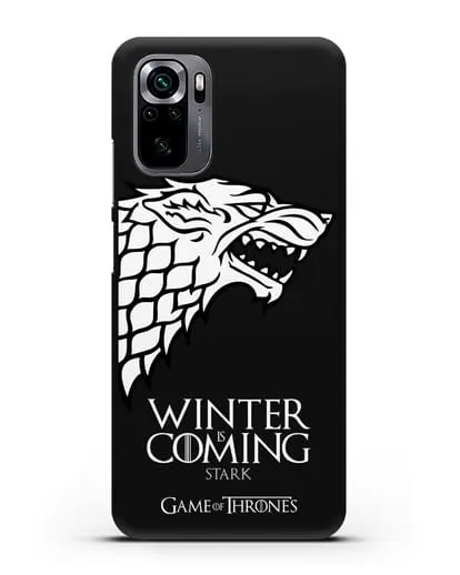 Чехол Дом Старков. Зима близко силиконовый для Xiaomi Poco M5s