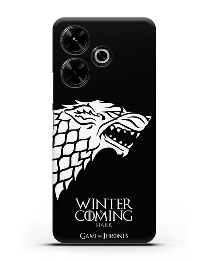 Чехол Дом Старков. Зима близко силиконовый для Xiaomi Poco M6