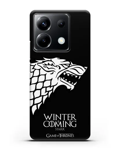 Чехол Дом Старков. Зима близко силиконовый для Xiaomi Poco X6