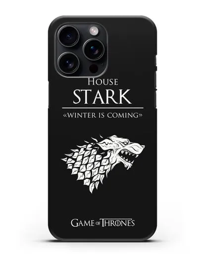 Чехол House Stark. Winter is coming силиконовый для iPhone 15 Pro Max