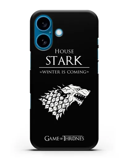 Чехол House Stark. Winter is coming силиконовый для iPhone 16