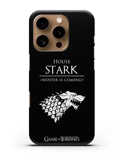 Чехол House Stark. Winter is coming силиконовый для iPhone 16 Pro