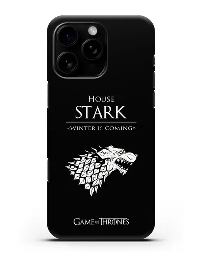 Чехол House Stark. Winter is coming силиконовый для iPhone 16 Pro Max