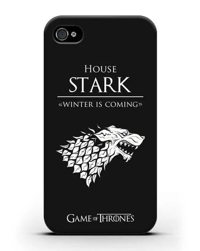 Чехол House Stark. Winter is coming силиконовый для iPhone 4/4s