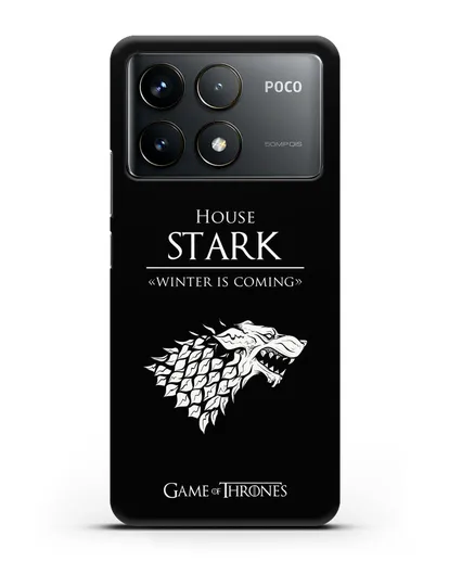 Чехол House Stark. Winter is coming силиконовый для Xiaomi Poco F6 Pro