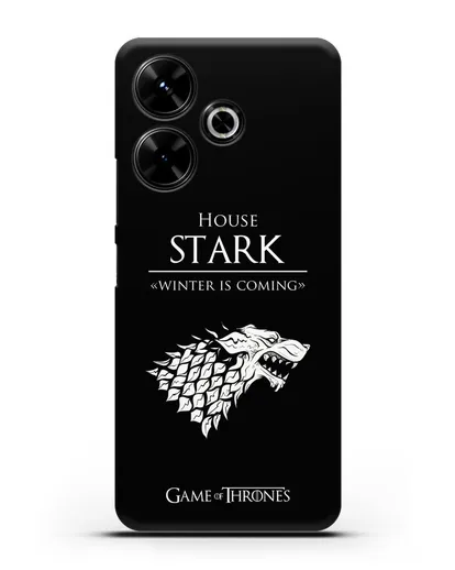Чехол House Stark. Winter is coming силиконовый для Xiaomi Poco M6