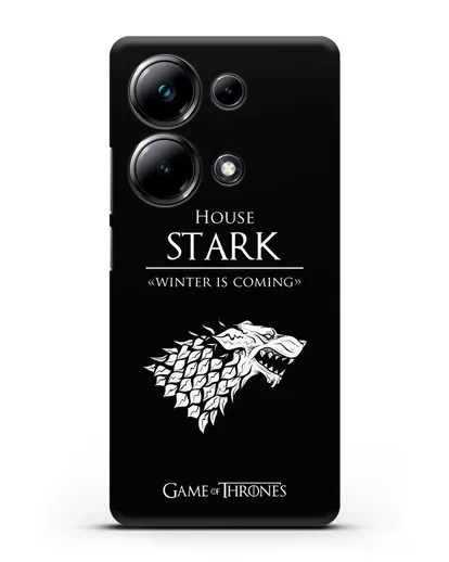 Чехол House Stark. Winter is coming силиконовый для Xiaomi Poco M6 Pro