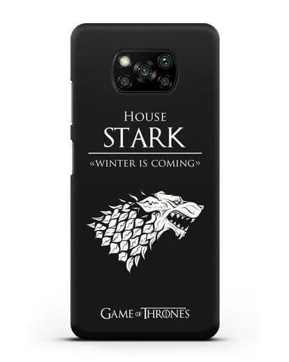 Чехол House Stark. Winter is coming силиконовый для Xiaomi Poco X3