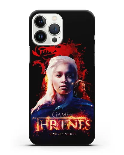 Чехол Дейнерис Таргариен силиконовый для iPhone 13 Pro Max