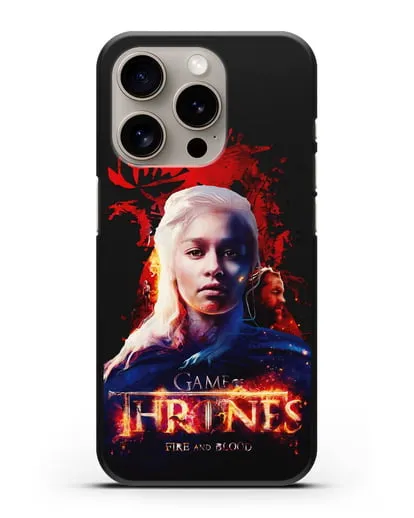 Чехол Дейнерис Таргариен силиконовый для iPhone 15 Pro