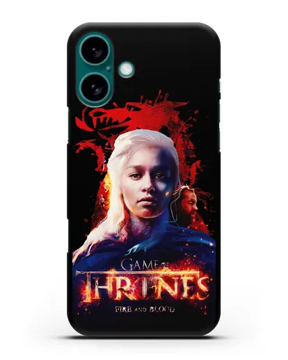 Чехол Дейнерис Таргариен силиконовый для iPhone 16 Plus