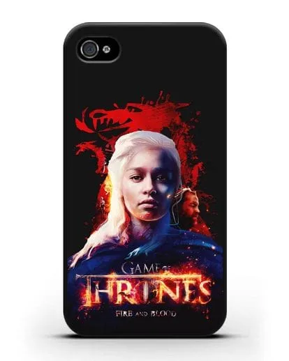 Чехол Дейнерис Таргариен силиконовый для iPhone 4/4s
