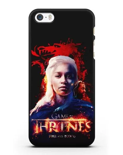 Чехол Дейнерис Таргариен силиконовый для iPhone 5/5s/SE