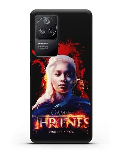 Чехол Дейнерис Таргариен силиконовый для Xiaomi Poco F4