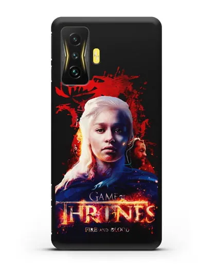 Чехол Дейнерис Таргариен силиконовый для Xiaomi Poco F4 GT