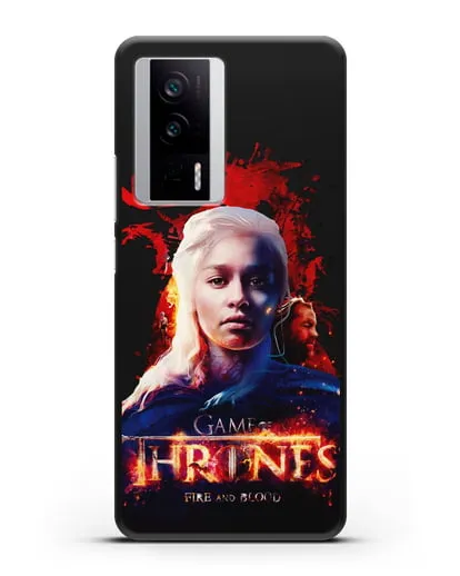 Чехол Дейнерис Таргариен силиконовый для Xiaomi Poco F5 Pro