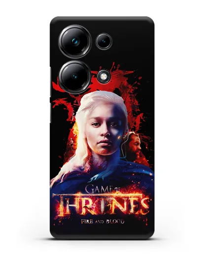 Чехол Дейнерис Таргариен силиконовый для Xiaomi Poco M6 Pro