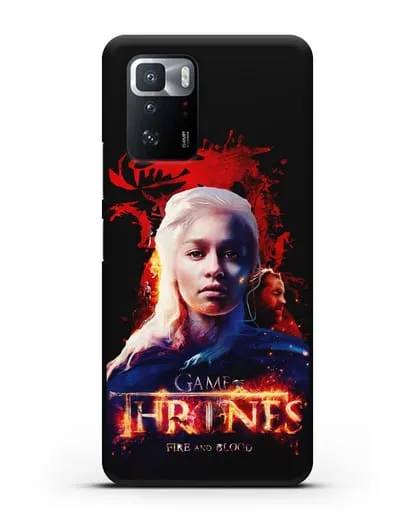 Чехол Дейнерис Таргариен силиконовый для Xiaomi Poco X3 GT