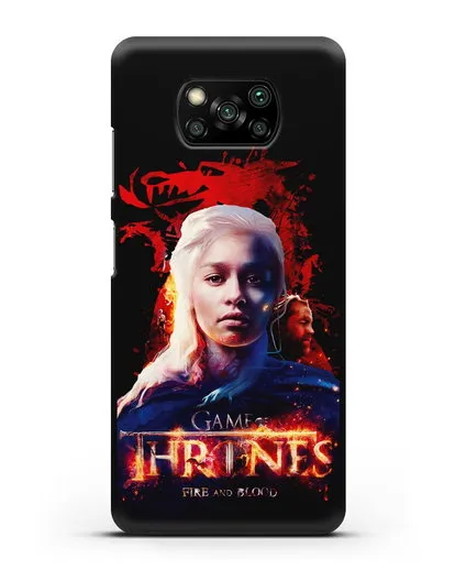 Чехол Дейнерис Таргариен силиконовый для Xiaomi Poco X3 Pro