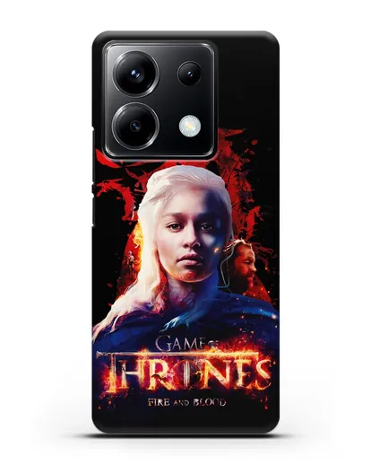 Чехол Дейнерис Таргариен силиконовый для Xiaomi Poco X6