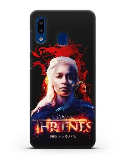 Чехол Дейнерис Таргариен силиконовый для Samsung Galaxy A20 [SM-A205FN]