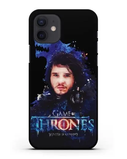 Чехол Джон Сноу силиконовый для iPhone 12