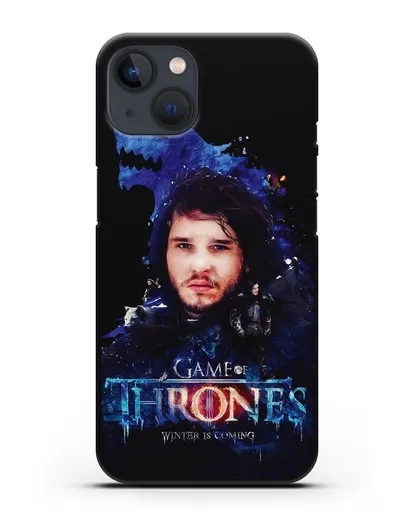 Чехол Джон Сноу силиконовый для iPhone 13
